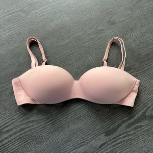 Victoria’s Secret Pink Strapless Bra (34B) - Underwires Removed